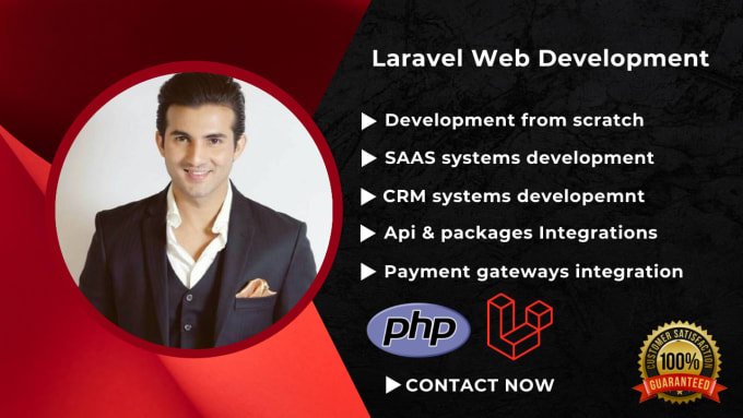 Gig Preview - Be your php laravel developer, laravel website development and bugs fixing