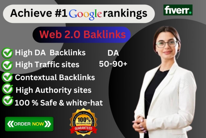 Gig Preview - Do high quality web 2 0 SEO authority backlinks