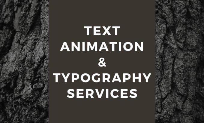 Gig Preview - Do text animations and typography