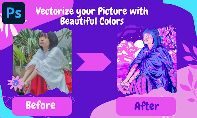 Bestseller - vector trace any sketch, redraw image with beautiful colors