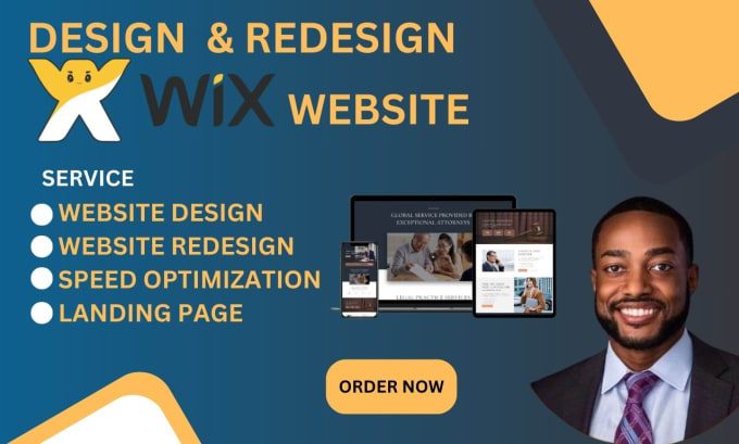 Gig Preview - Design wix website redesign wix website