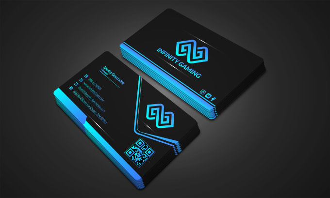 Gig Preview - Do modern luxury and uv gloss business card design