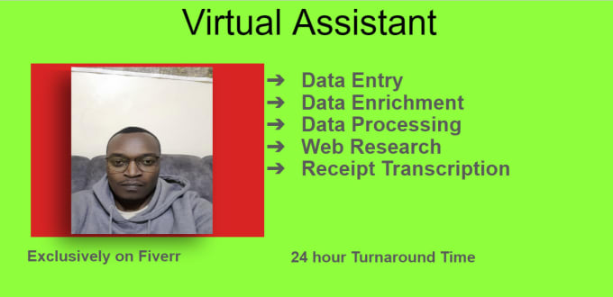 Bestseller - be your virtual assistant for data entry data processing and lead enrichment