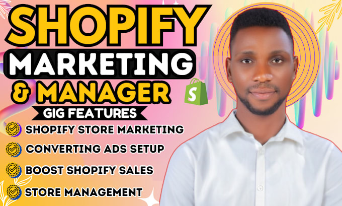 Gig Preview - Do shopify marketing and manager, ecommerce marketing with shopify promotion