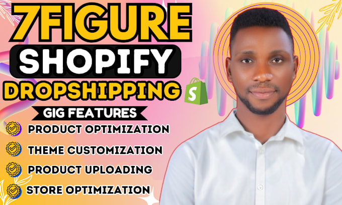 Gig Preview - Create shopify dropshipping store, shopify store setup, shopify website