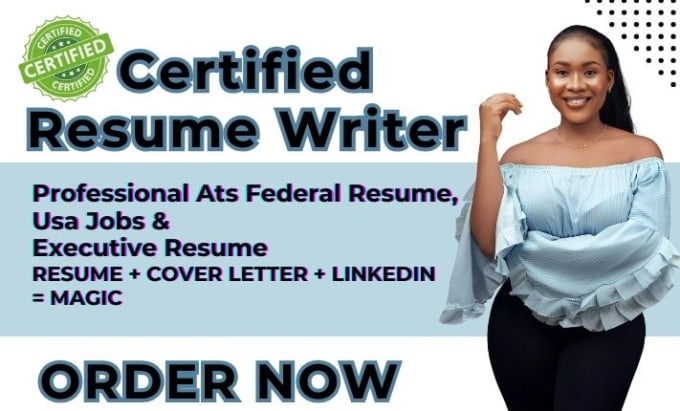 Gig Preview - Write and revamp professional ats federal resume, usajobs, and executive resume