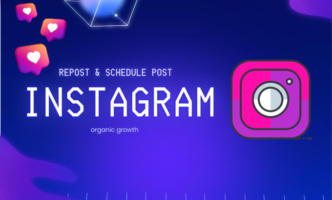 Gig Preview - Repost and schedule post for your instagram account growth