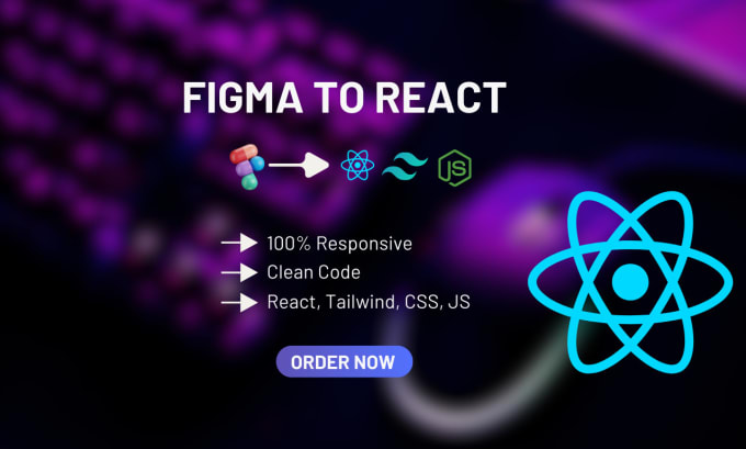 Gig Preview - Do convert figma to react using tailwindcss