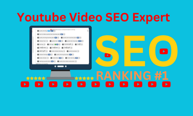 Gig Preview - Be your youtube video SEO expert