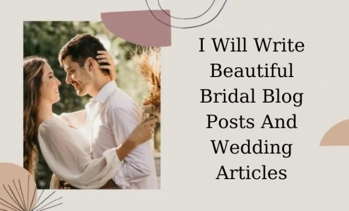 Gig Preview - Write SEO wedding articles and event blogs