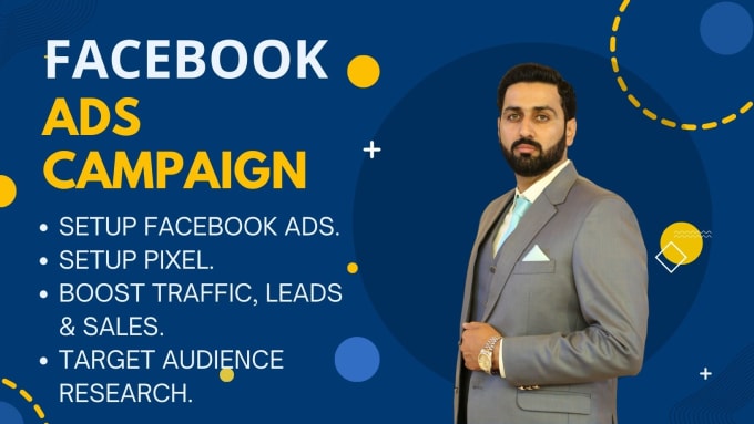 Gig Preview - Run facebook ads campaign marketing, advertising setup and ads manager