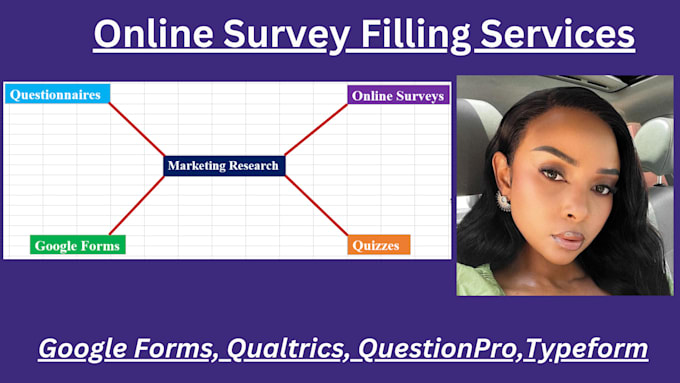 Gig Preview - Fill online surveys, google forms, questionnaires and polls