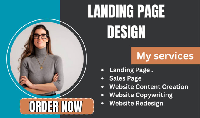 Gig Preview - Landing page, sales page, website content, website copy and website redesign