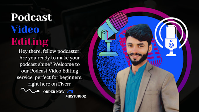 Gig Preview - Pro podcast video editing enhance your episodes with professional touch