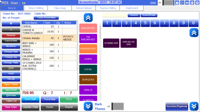 Gig Preview - Provide pos software for restaurant fast food café shop