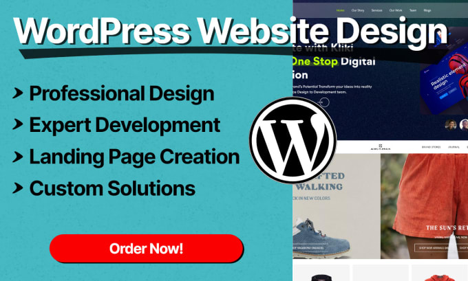 Gig Preview - Do expert wordpress website design and website development