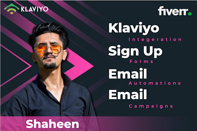 Gig Preview - Setup and manage ecommerce email marketing flows in klaviyo