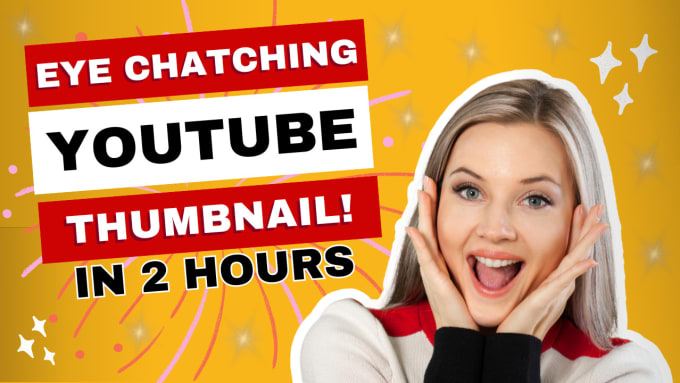 Gig Preview - Design attractive eye catching youtube thumbnail in 2 hours