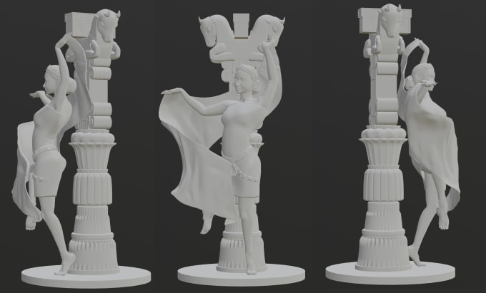 Gig Preview - Sculpt 3d character model for 3d printing for