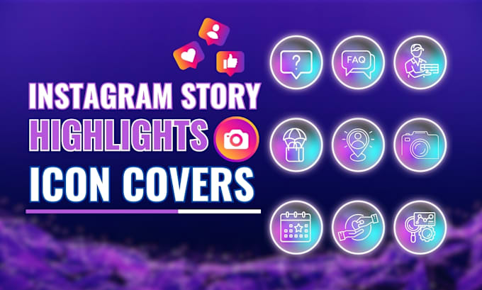 Gig Preview - Design stunning instagram story covers and highlight icons