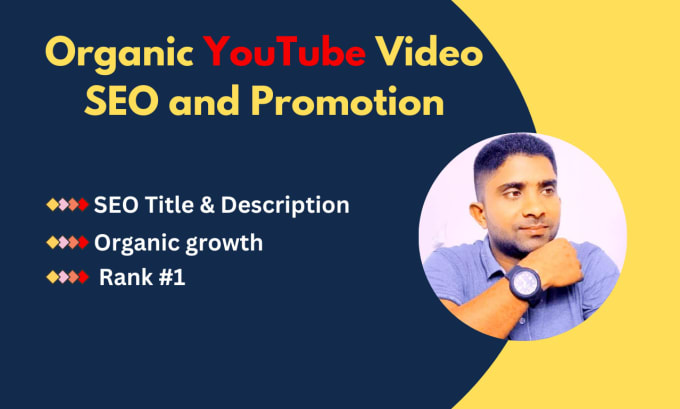 Gig Preview - Do organic youtube video SEO and promotion