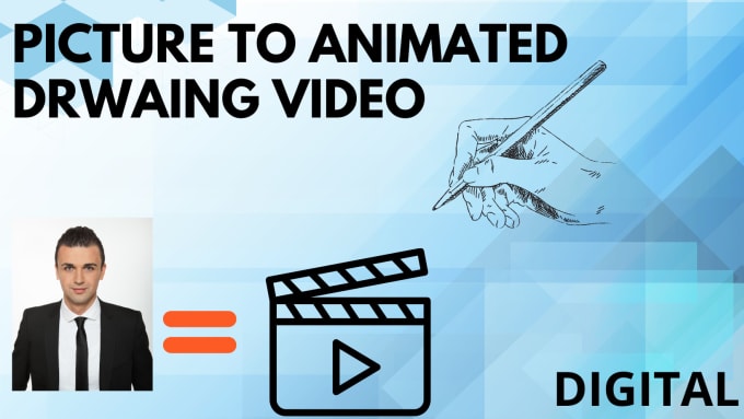 Gig Preview - Convert any picture into an animated drawing video