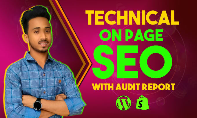 Gig Preview - Technical SEO audit and website on page optimization for wordpress