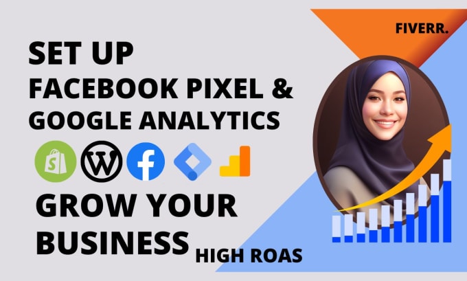 Gig Preview - Install facebook pixel and google analytics on your website