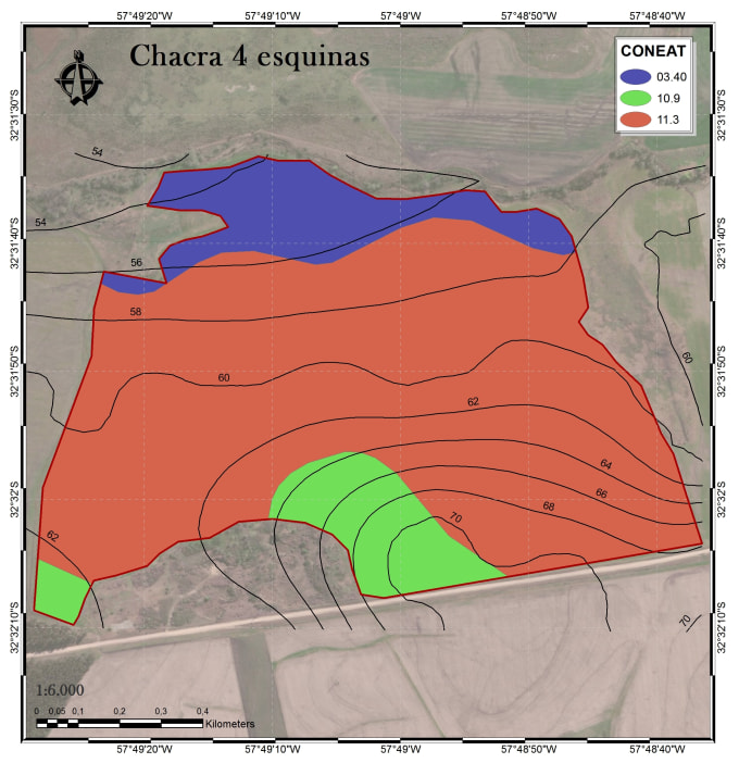 Gig Preview - Design a personalized vector map in gis environment