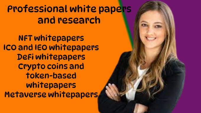 Gig Preview - Write you a well researched white paper