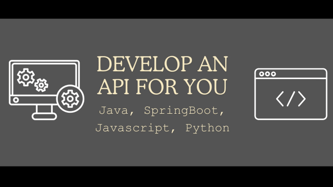 Gig Preview - Develop a custom API and microservices for you