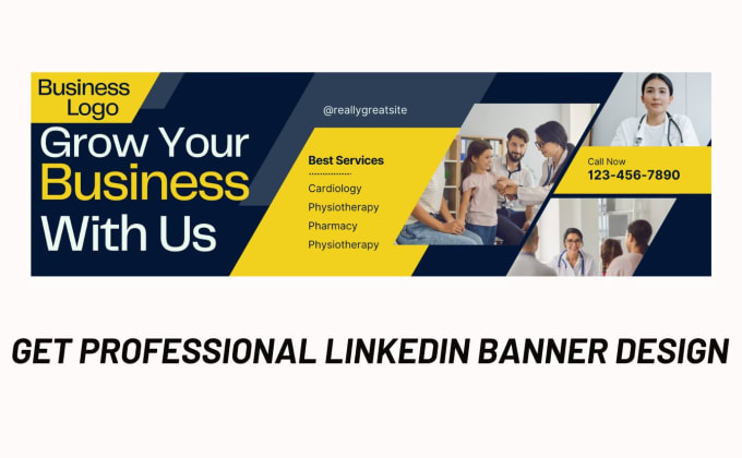 Gig Preview - Design linkedin banner for your business page or profile