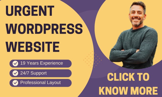 Gig Preview - Design or redesign responsive wordpress website in 1 day