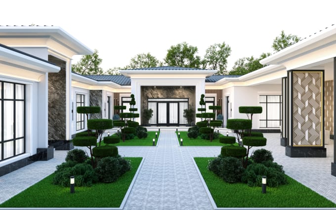 Bestseller - do your exterior and interior, landscape design with drawings in high quality