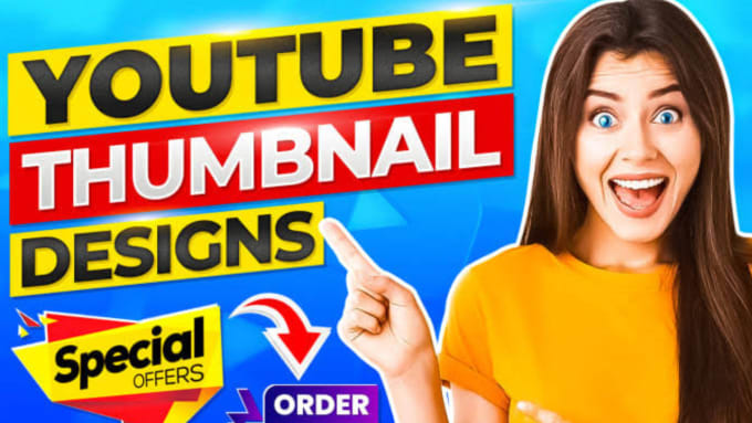 Gig Preview - Design attractive eye catchy youtube thumbnail