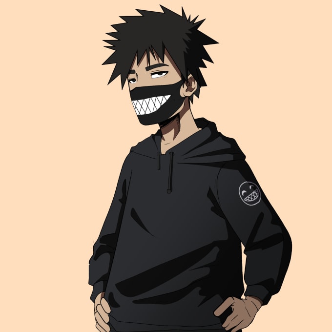 Bestseller - draw high quailty png anime avatar for youtube