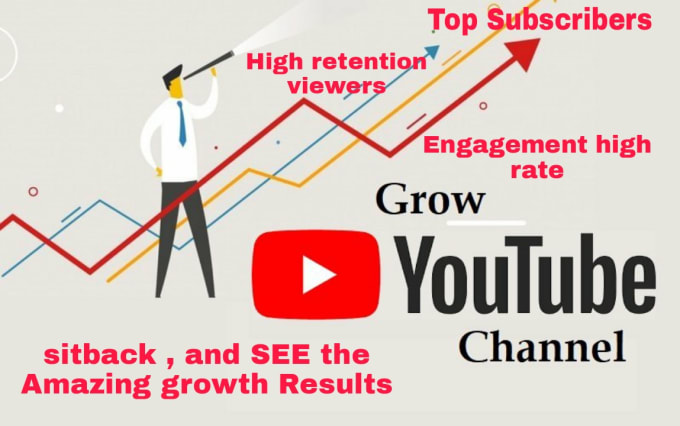 Gig Preview - Build youtube channel community and grow subscribers with high retention viewers