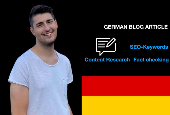 Gig Preview - Write your german SEO blog article