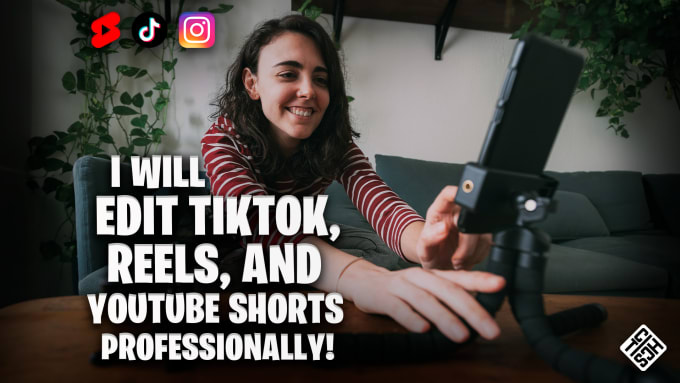 Gig Preview - Edit tiktok, reels, and youtube shorts professionally