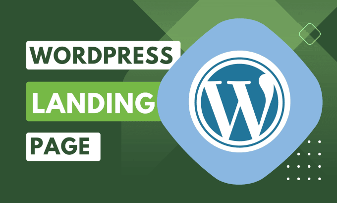 Gig Preview - Build a custom, responsive seo friendly wordpress landing page design