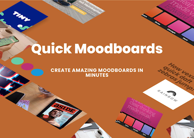 Gig Preview - Design a brand board or mood board for your business