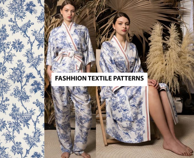 Gig Preview - Create a toile de jouy unique pattern for your textile design for you