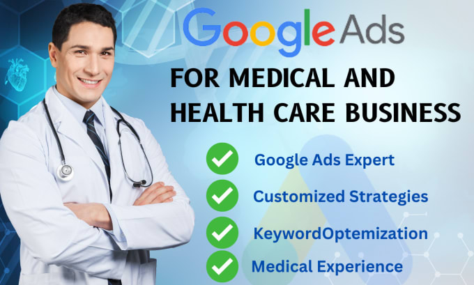 Gig Preview - Manage google ads for medical and health care business