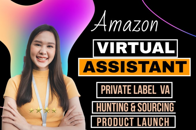 Gig Preview - Amazon private label virtual assistant va fba seller central