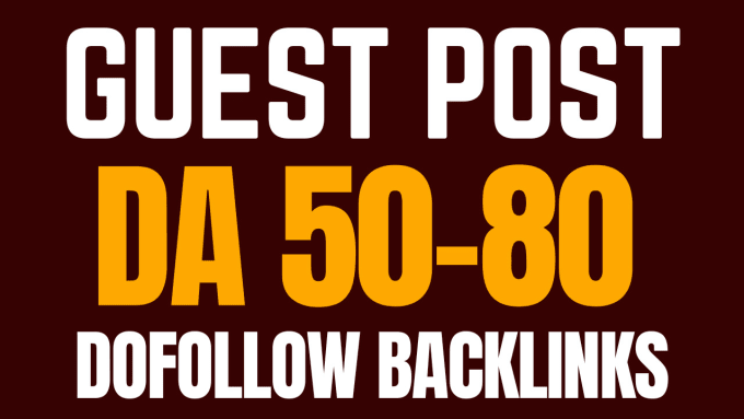 Gig Preview - Do off page SEO guest posts with dofollow backlinks on high authority blog post