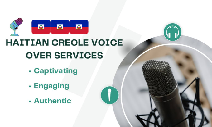 Gig Preview - Record a male native haitian creole voice over