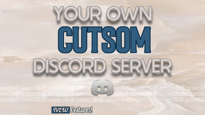 Gig Preview - Create a discord server for you