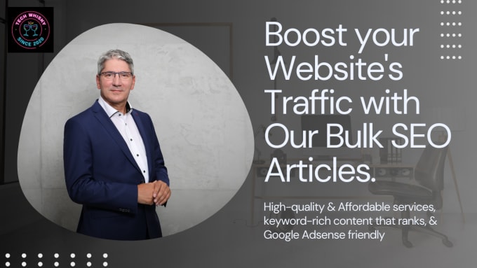 Gig Preview - Write 80 unique bulk SEO articles for google adsense and ezoic approval