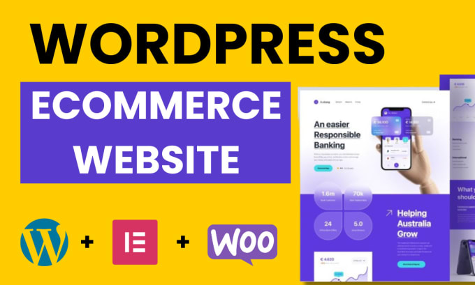 Bestseller - build responsive ecommerce wordpress website design using elementor