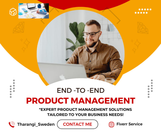 Gig Preview - Manage your product end to end